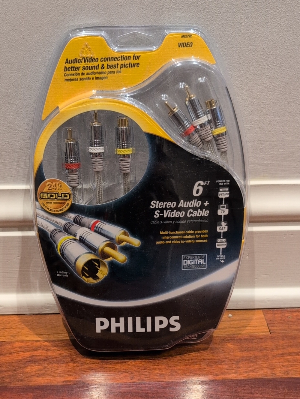 Philips Stereo Audio + S-Video Cable